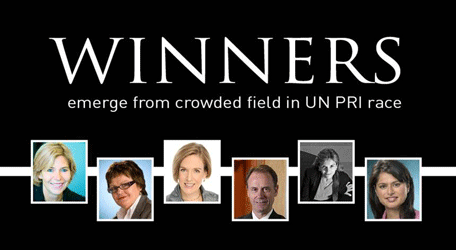 Winners emerge from crowded field in UN PRI race